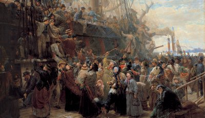 The Emigrant Ship by Charles J. Staniland